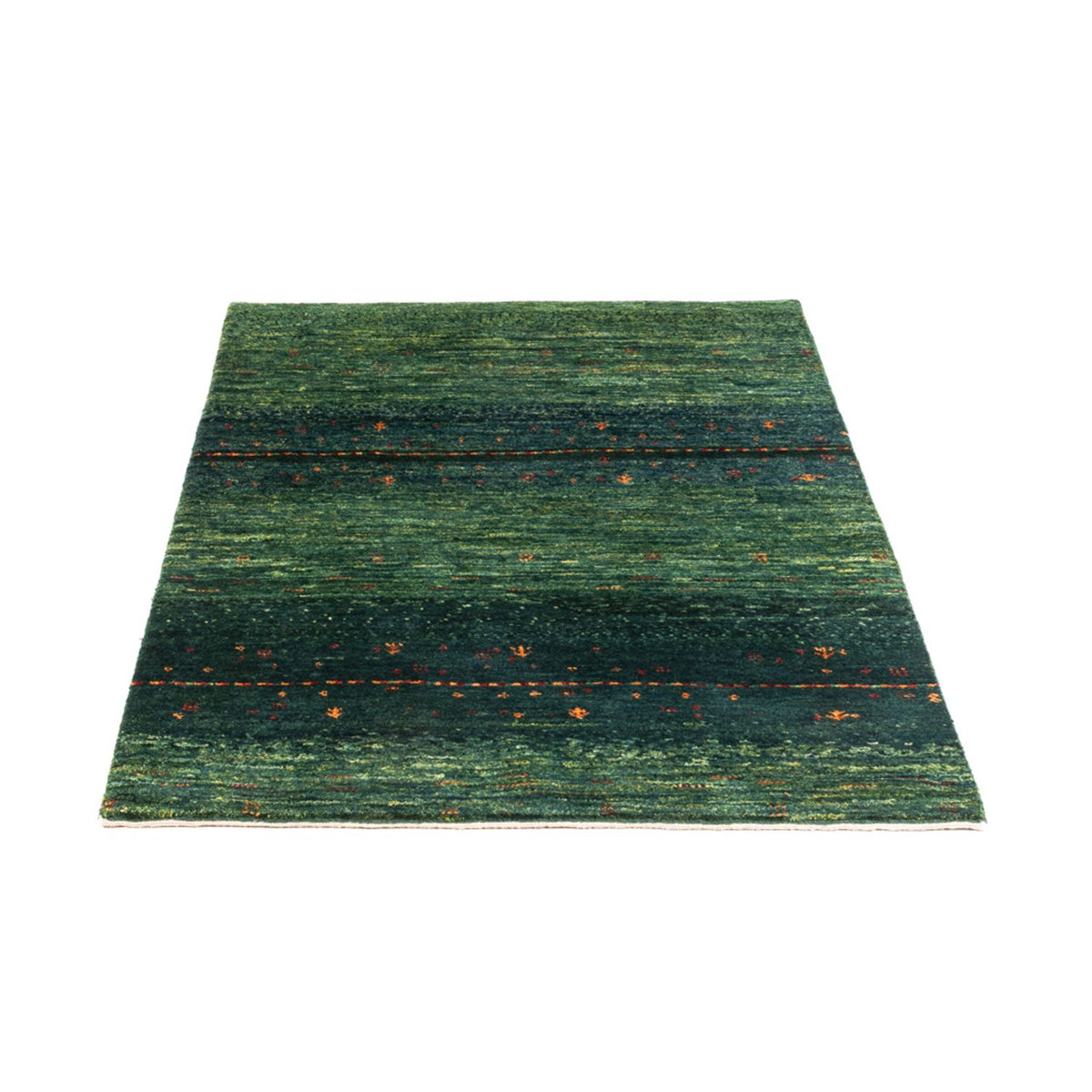 Gabbeh Rug - Loribaft Perser - 110 x 81 cm - green