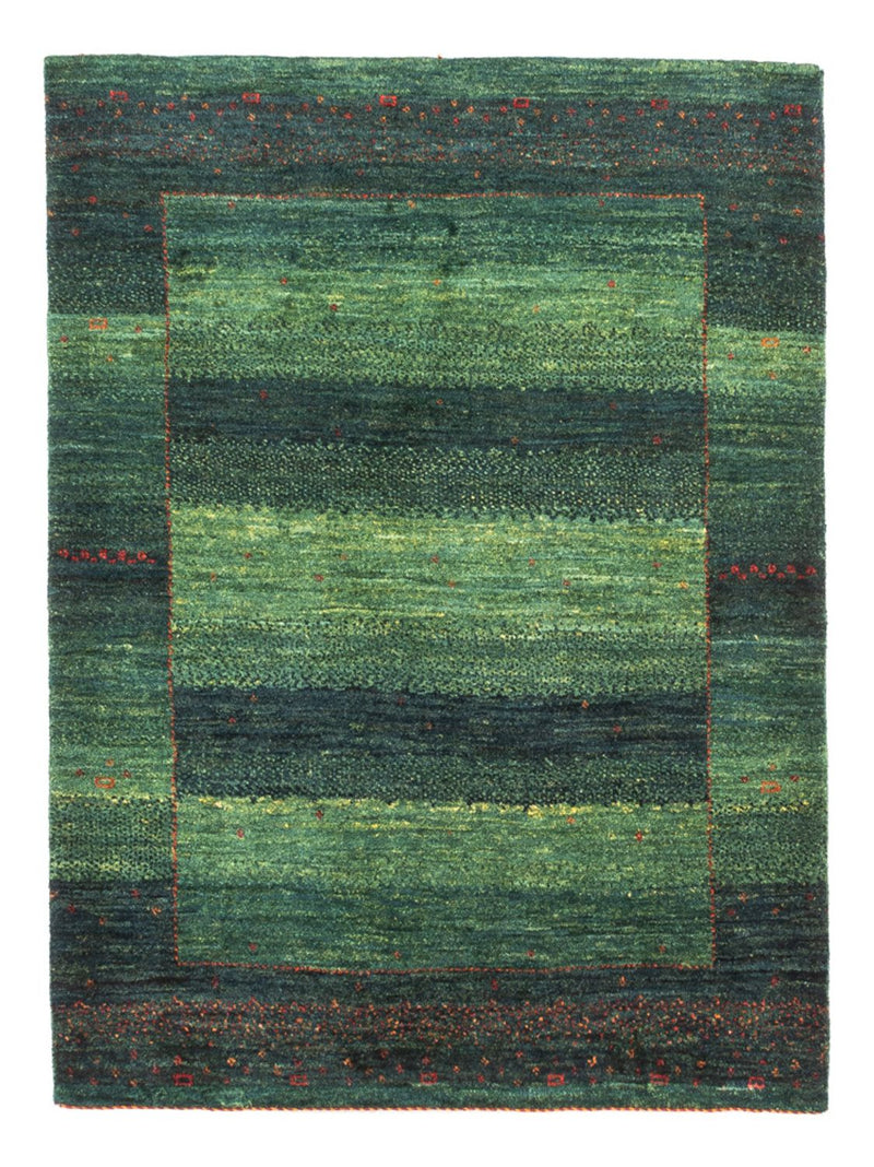 Gabbeh Rug - Loribaft Perser - 110 x 86 cm - green