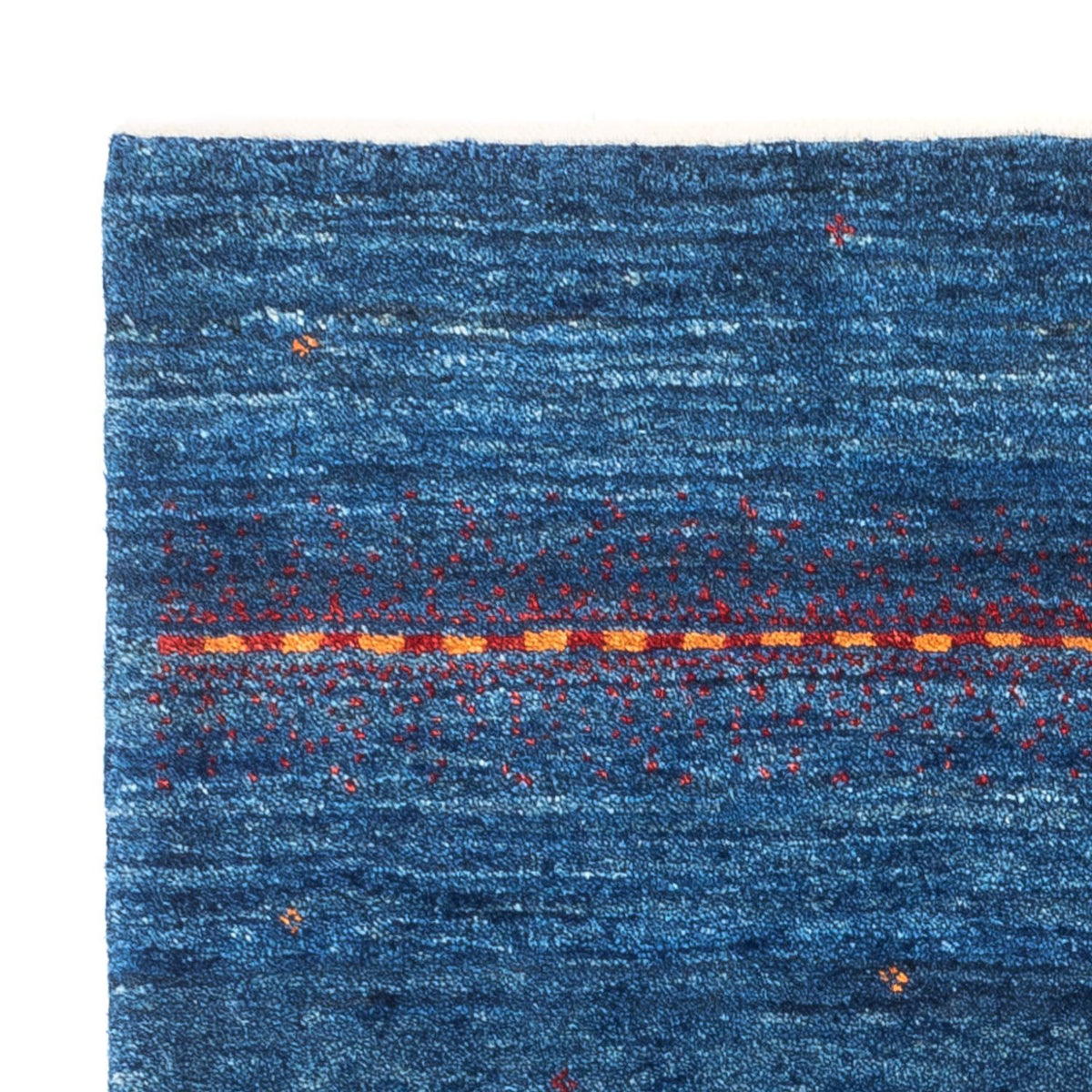 Gabbeh Rug - Loribaft Perser - 136 x 85 cm - blue