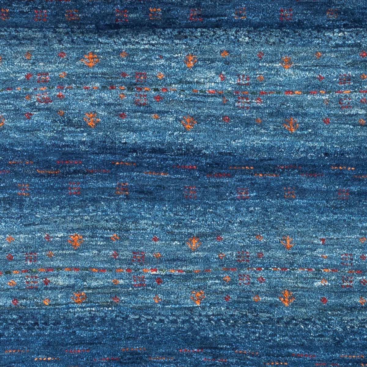 Gabbeh Rug - Loribaft Perser - 112 x 100 cm - blue