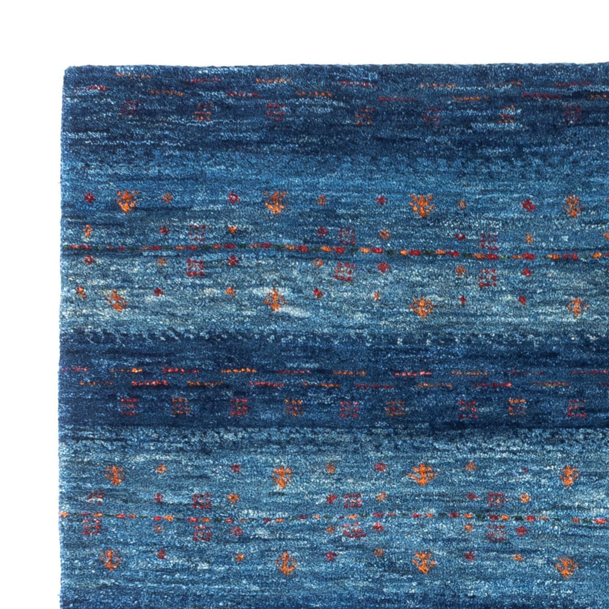 Gabbeh Rug - Loribaft Perser - 112 x 100 cm - blue