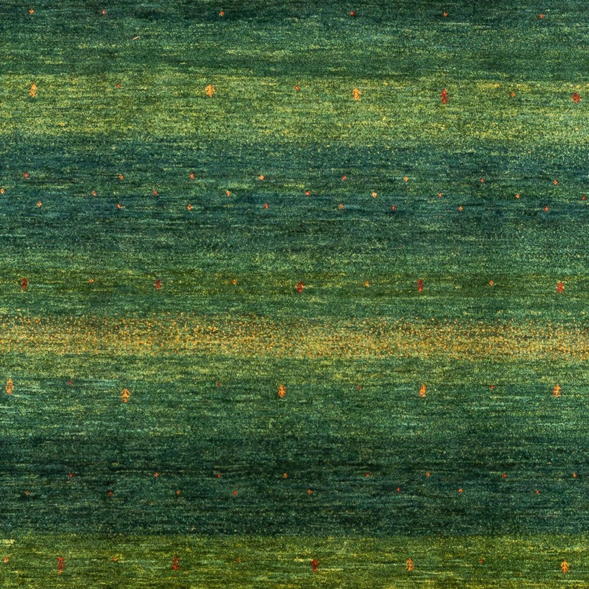 Gabbeh Rug - Loribaft Perser - 314 x 233 cm - green