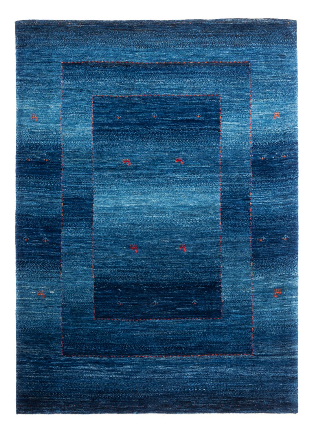 Gabbeh Rug - Loribaft Perser - 181 x 128 cm - blue