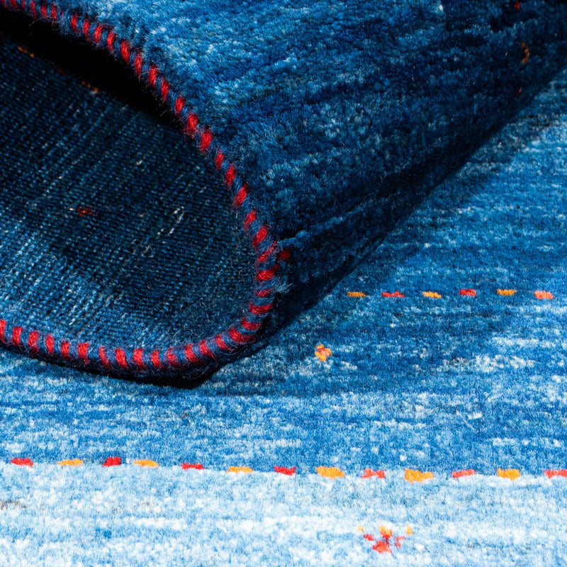 Gabbeh Rug - Loribaft Perser - 145 x 101 cm - blue