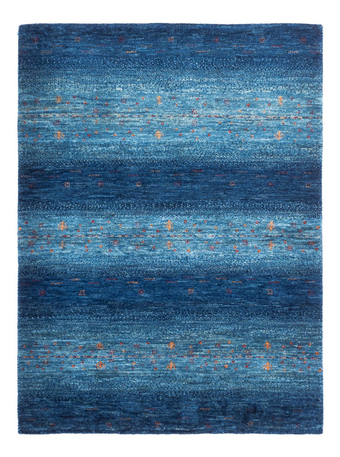 Gabbeh Rug - Loribaft Perser - 116 x 92 cm - blue