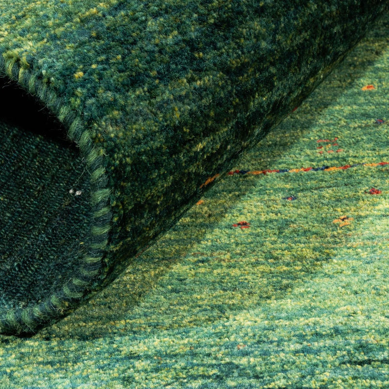 Gabbeh Rug - Loribaft Perser - 125 x 81 cm - green