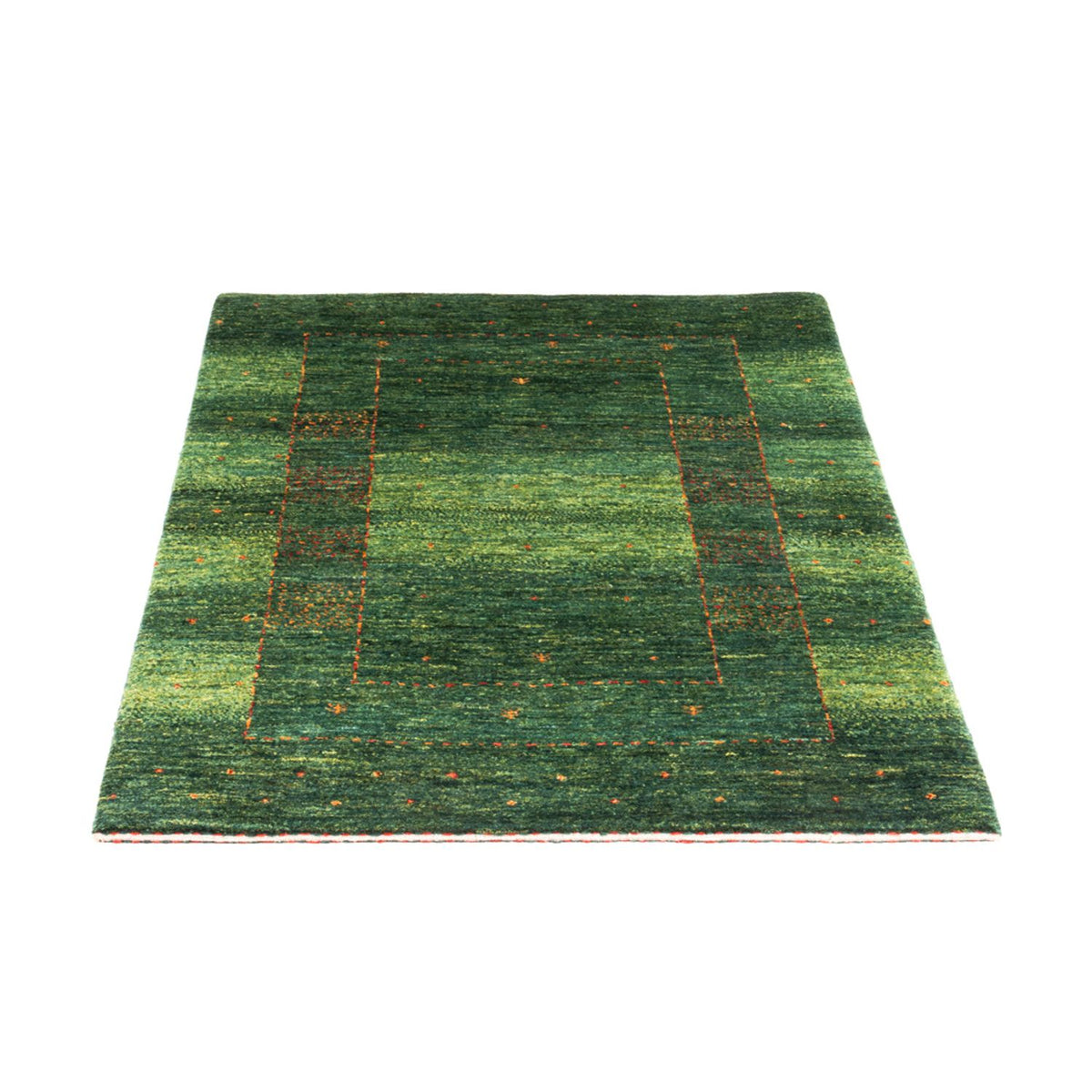 Gabbeh Rug - Loribaft Perser - 118 x 82 cm - green