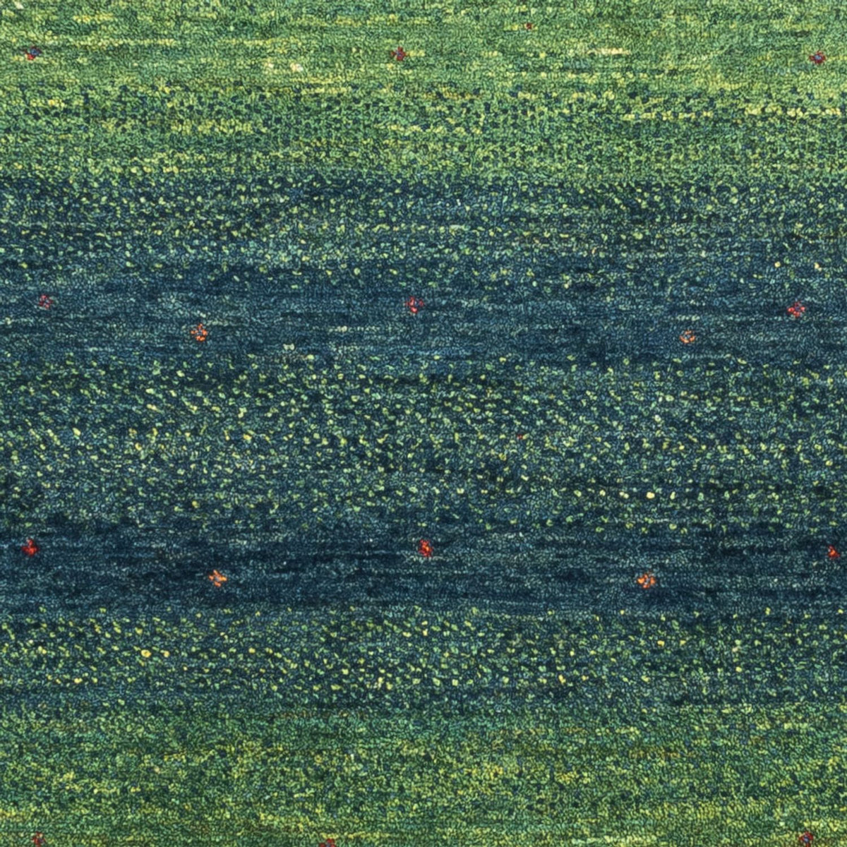 Gabbeh Rug - Loribaft Perser - 123 x 85 cm - green