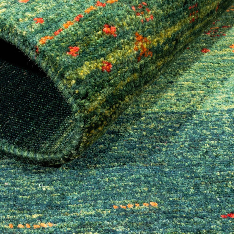 Gabbeh Rug - Loribaft Perser - 130 x 85 cm - green