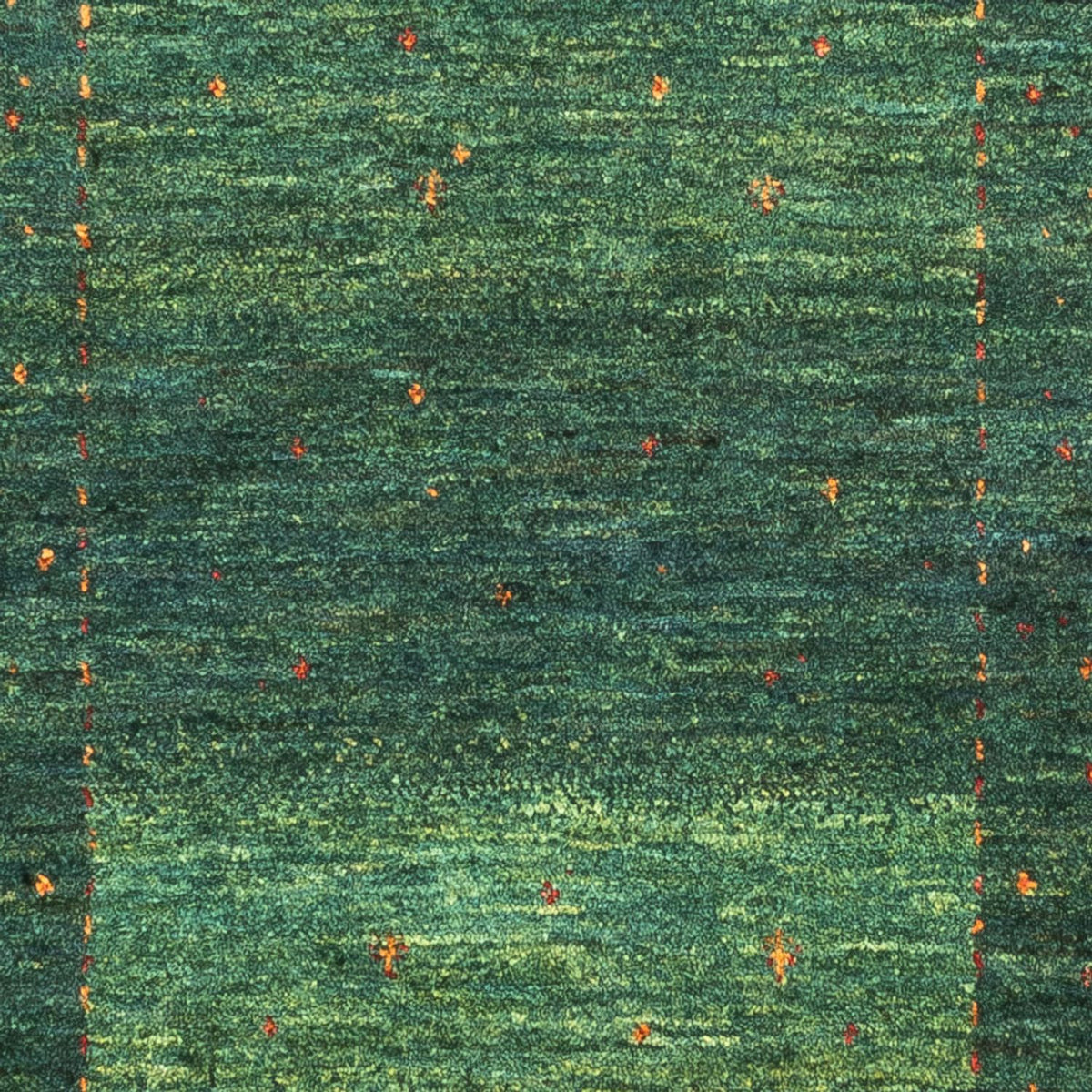 Gabbeh Rug - Loribaft Perser - 119 x 86 cm - green