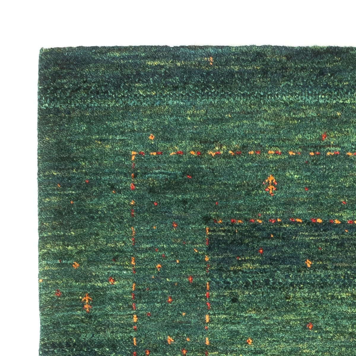 Gabbeh Rug - Loribaft Perser - 119 x 86 cm - green
