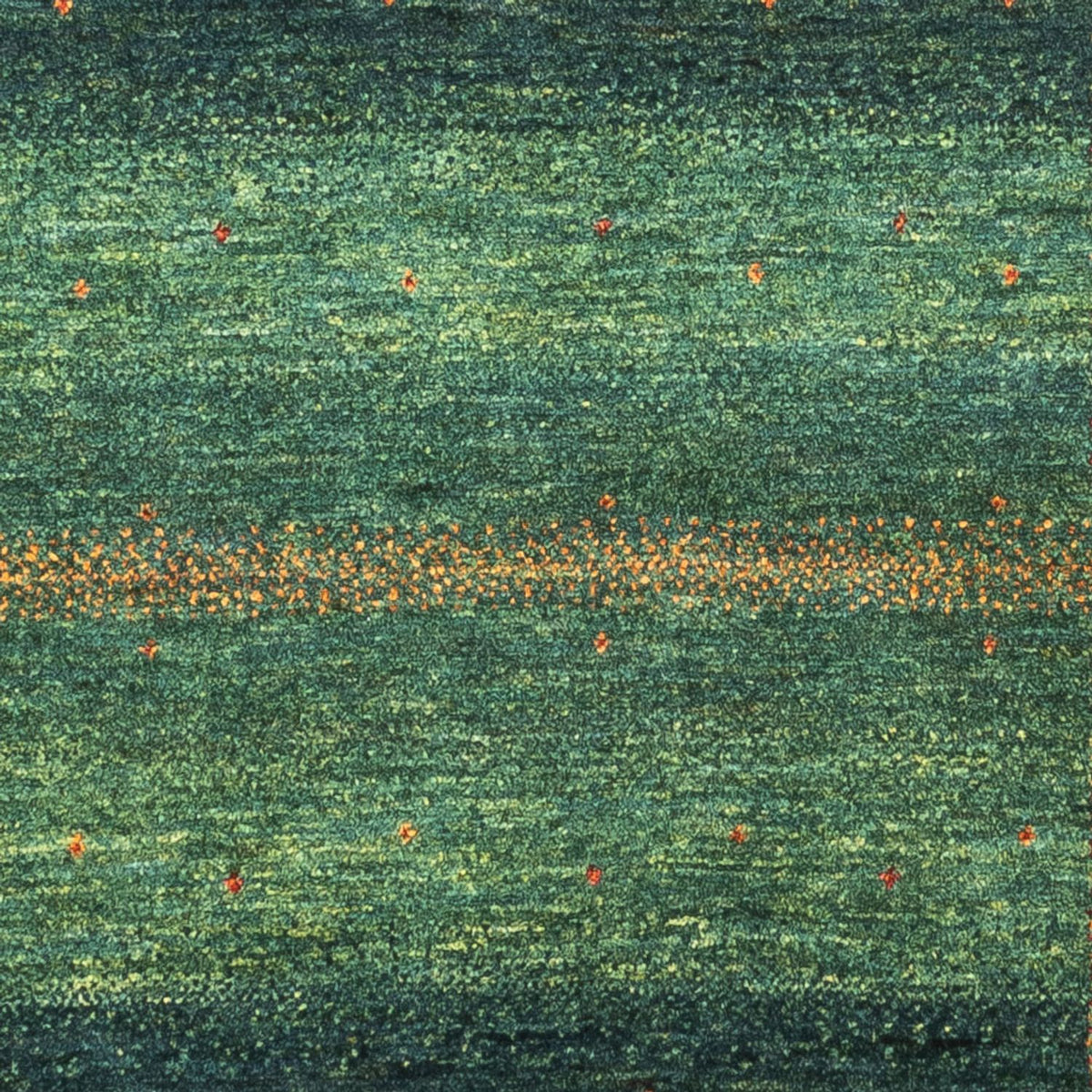 Gabbeh Rug - Loribaft Perser - 127 x 86 cm - green