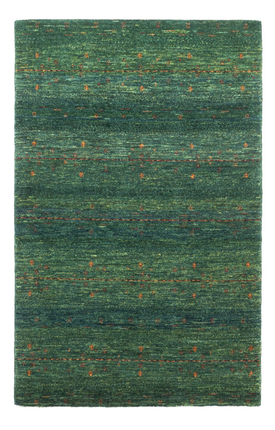 Gabbeh Rug - Loribaft Perser - 127 x 82 cm - green