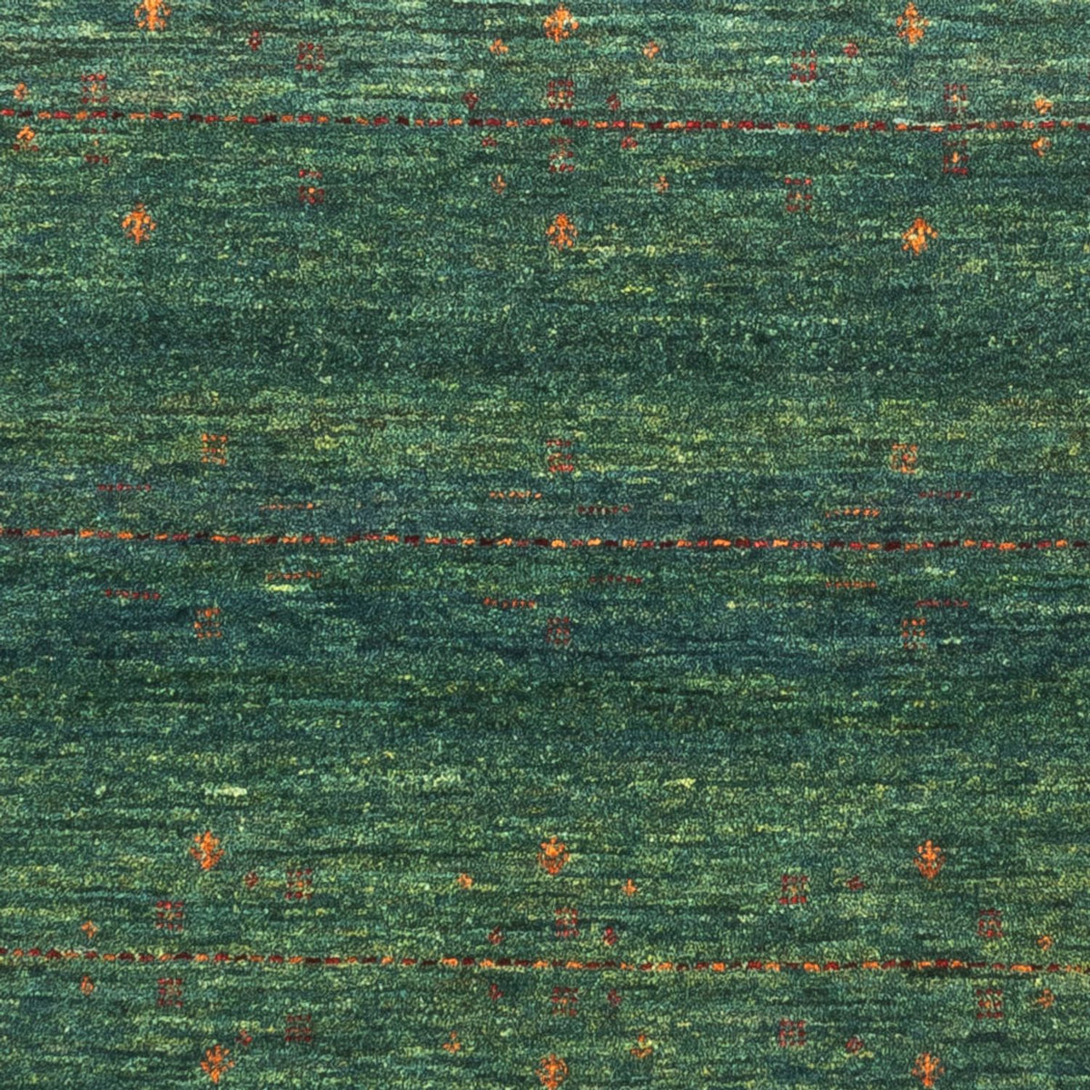 Gabbeh Rug - Loribaft Perser - 127 x 82 cm - green