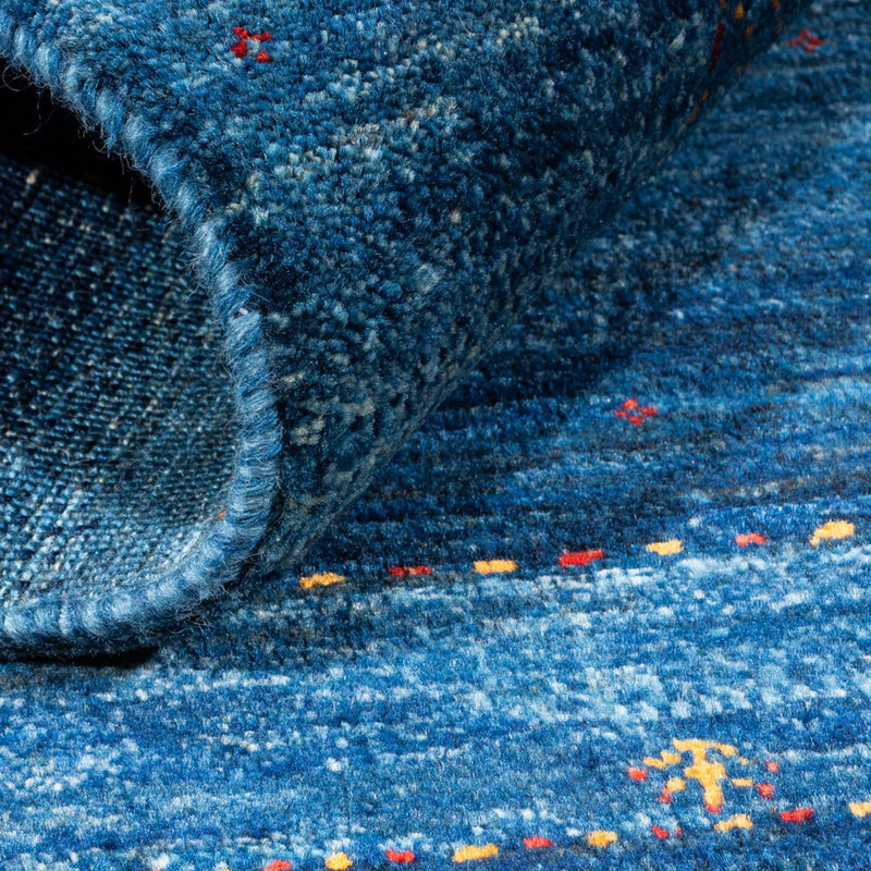 Gabbeh Rug - Loribaft Perser - 116 x 84 cm - blue