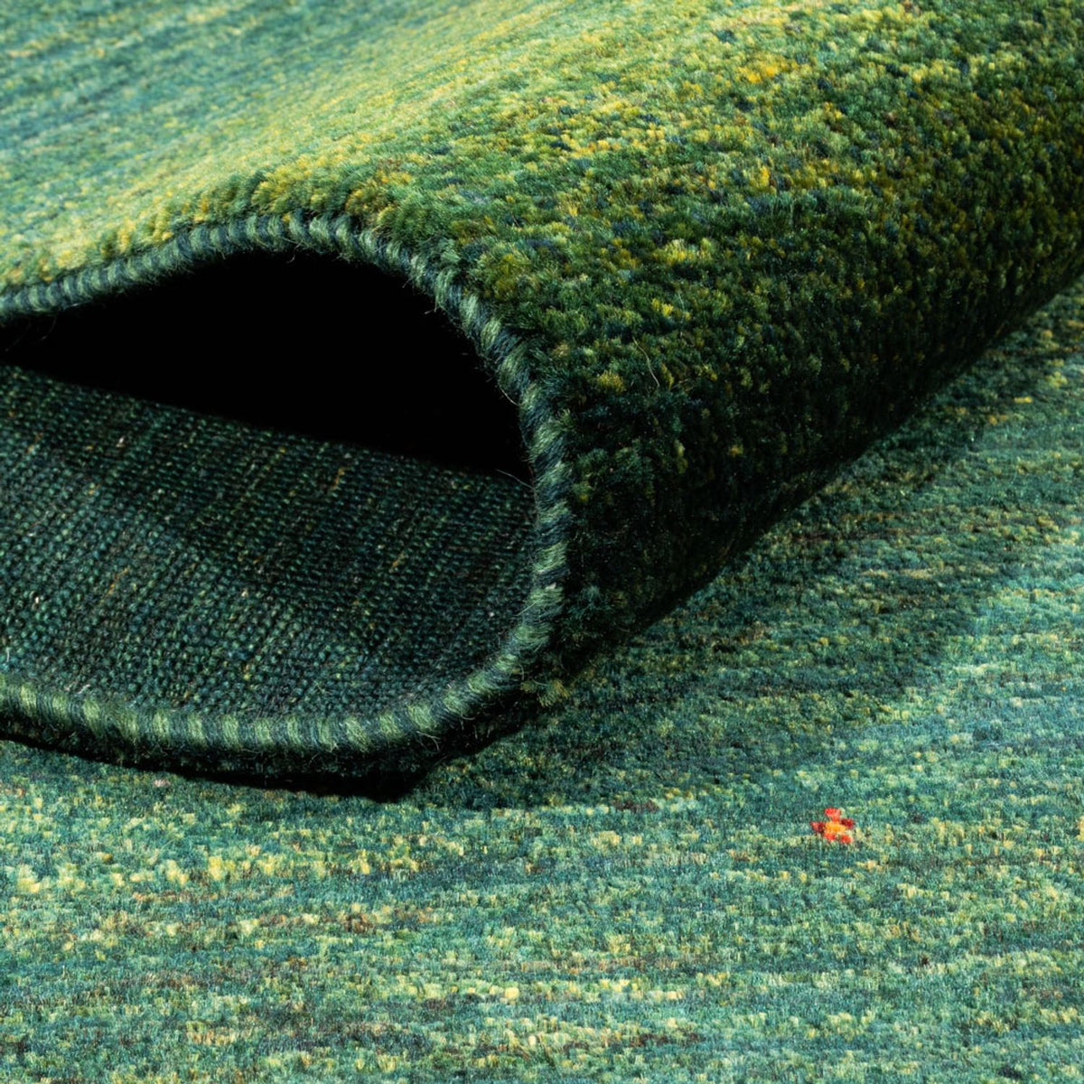 Gabbeh Rug - Loribaft Perser - 228 x 175 cm - green