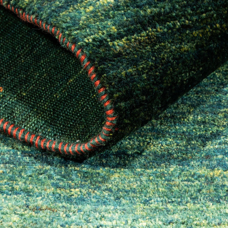 Gabbeh Rug - Loribaft Perser - 162 x 132 cm - green