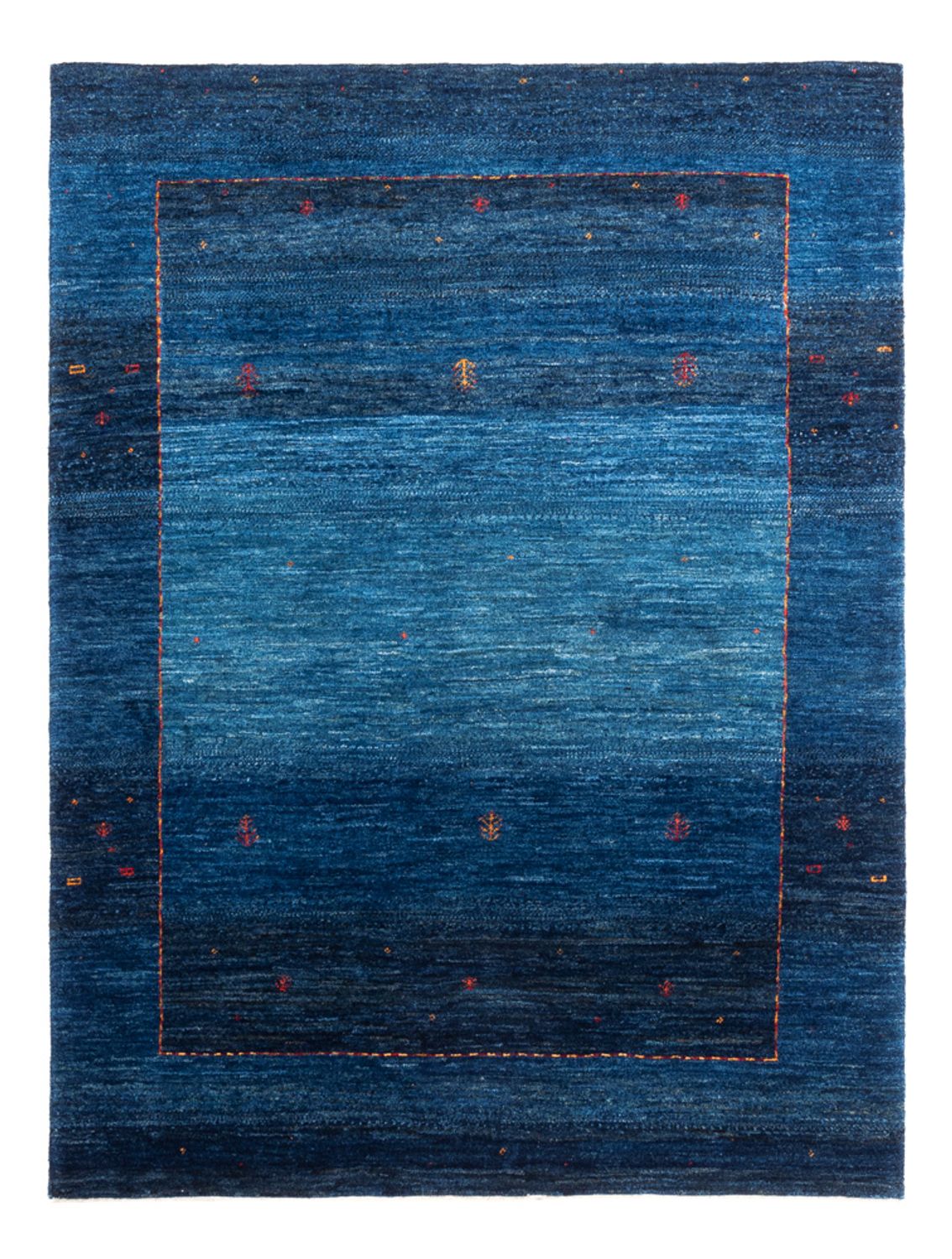 Gabbeh Rug - Loribaft Perser - 162 x 120 cm - blue
