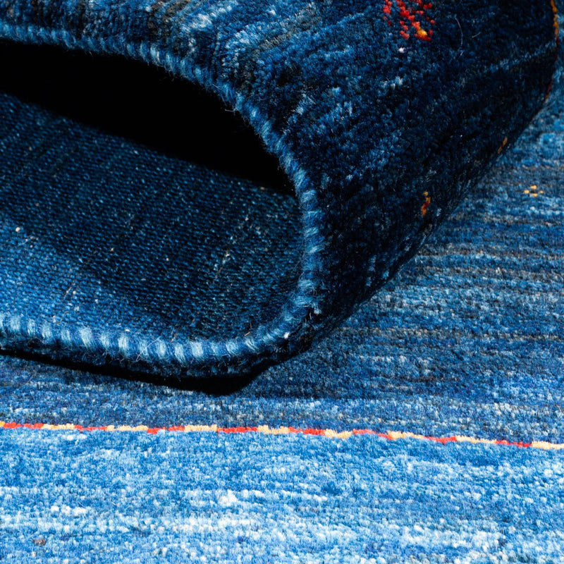 Gabbeh Rug - Loribaft Perser - 162 x 120 cm - blue