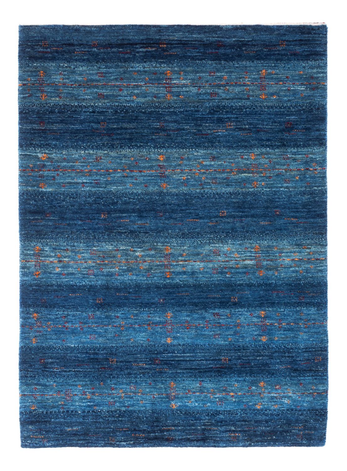 Gabbeh Rug - Loribaft Perser - 120 x 85 cm - blue