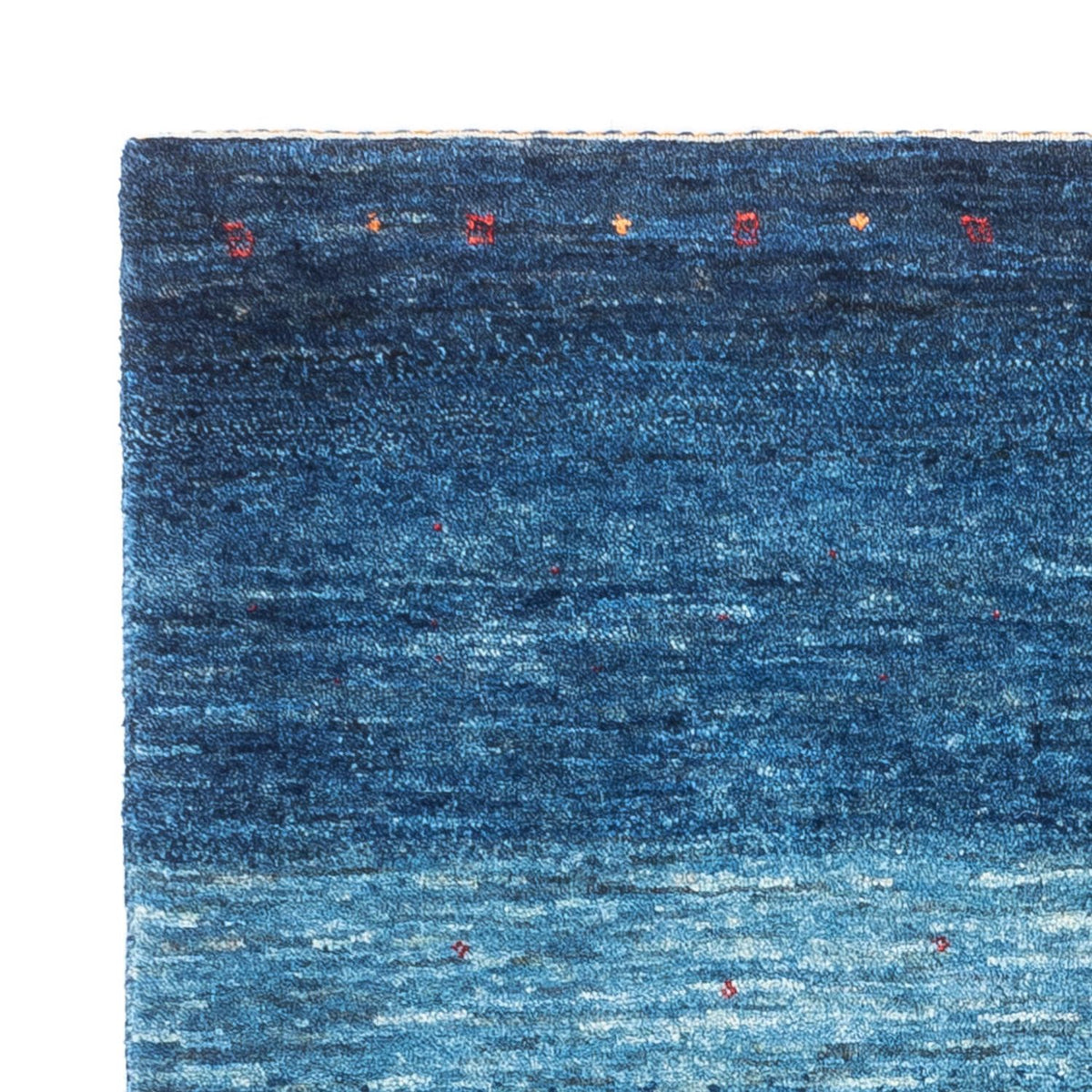 Gabbeh Rug - Loribaft Perser - 108 x 88 cm - blue