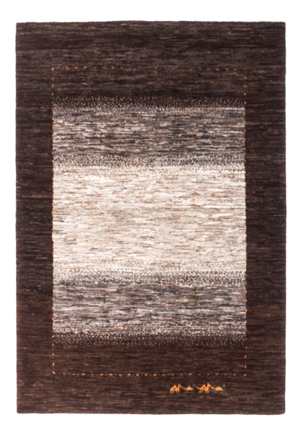 Gabbeh Rug - Loribaft Perser - 154 x 103 cm - grey