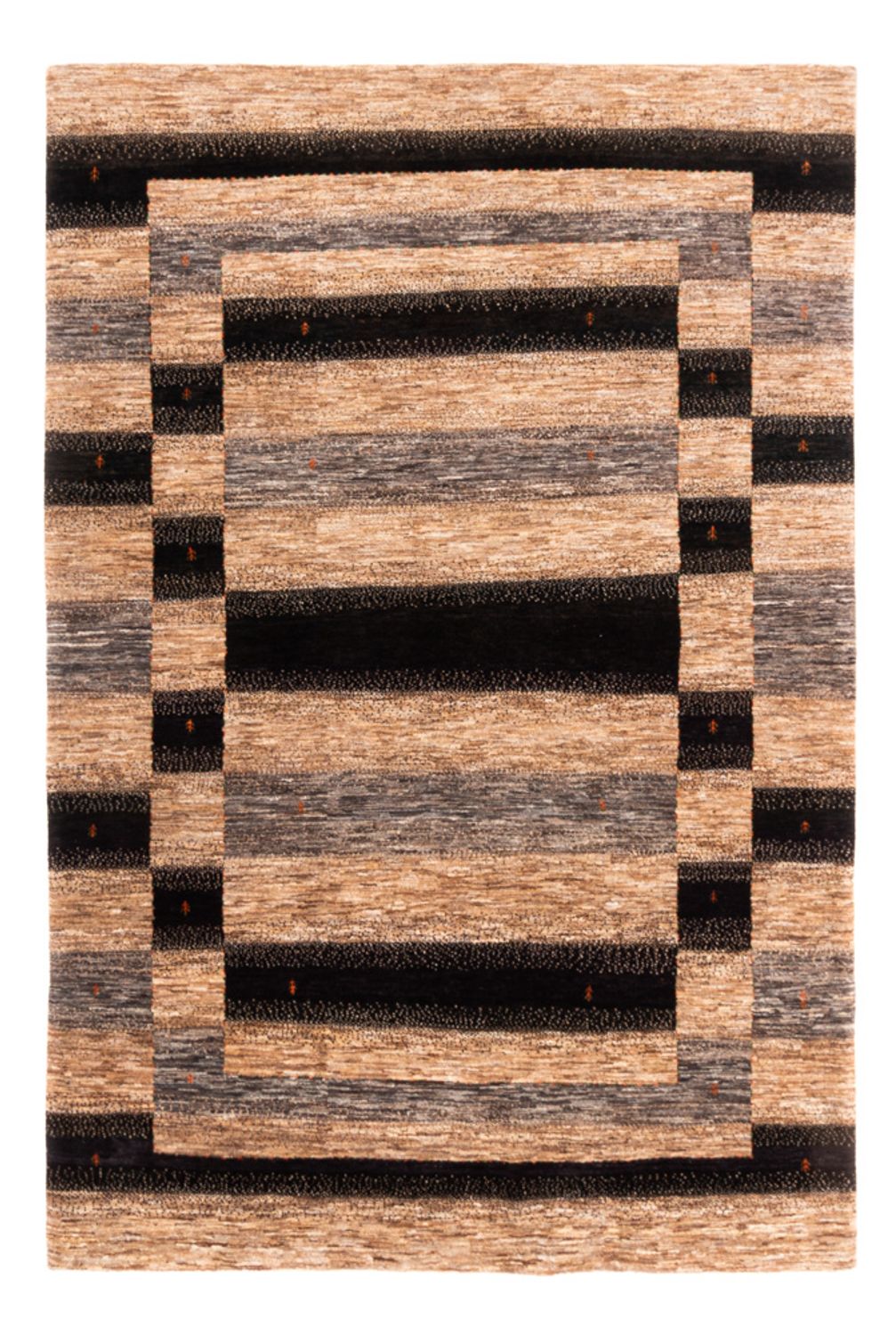 Gabbeh Rug - Loribaft Perser - 247 x 173 cm - grey