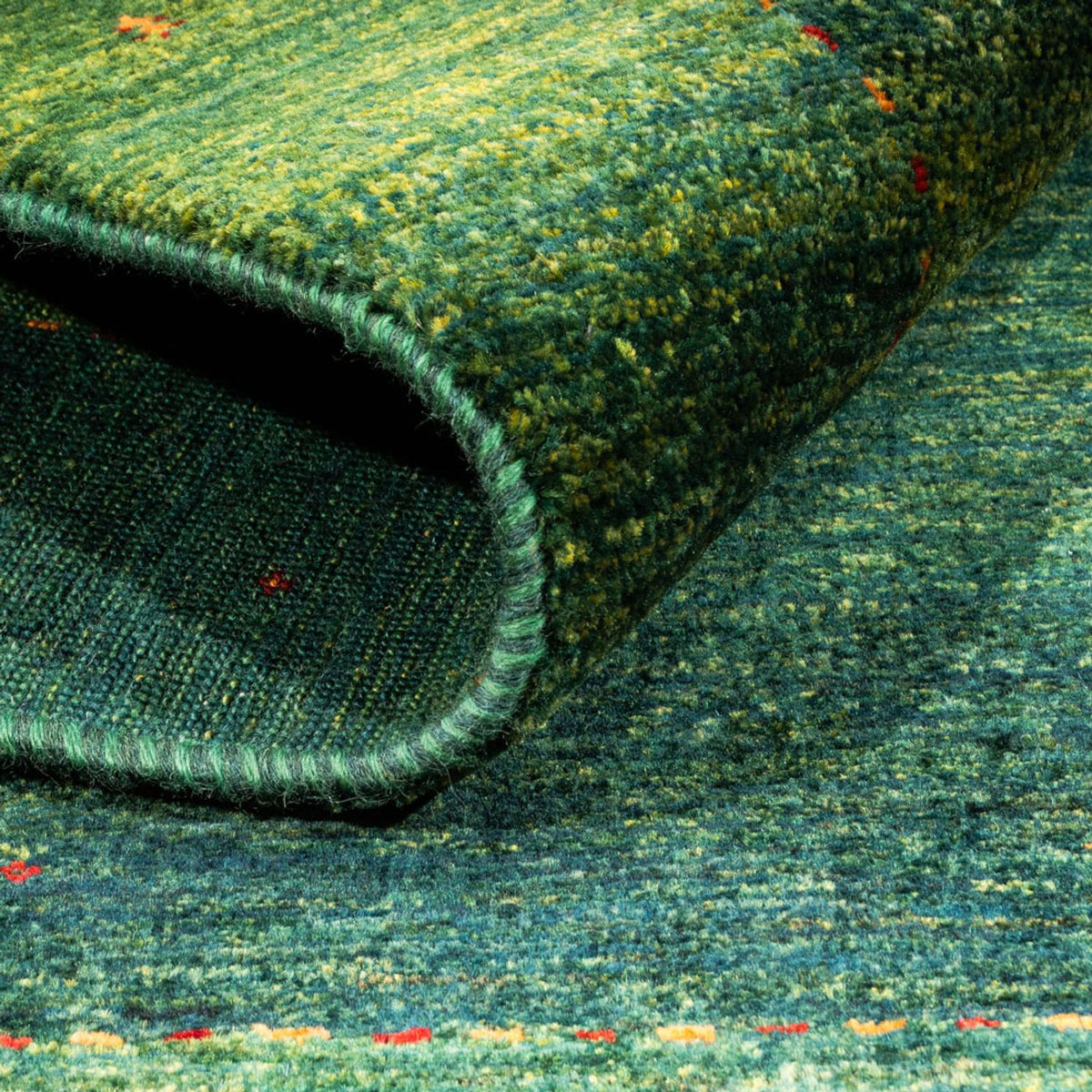 Gabbeh Rug - Loribaft Perser - 182 x 128 cm - green