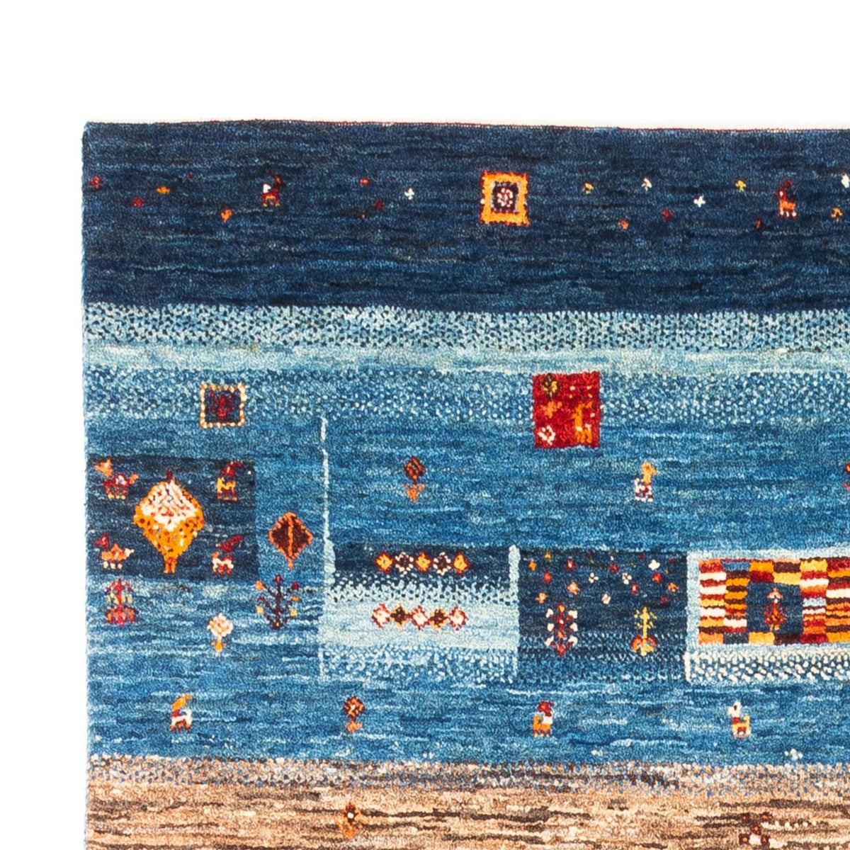 Loribaft Rug 123x180cm - Perserteppich Wollteppich