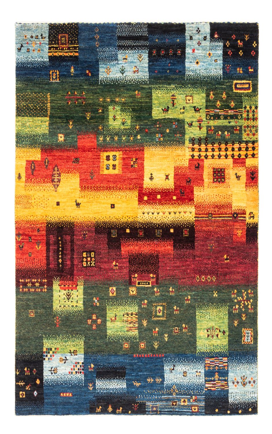 Gabbeh Rug - Loribaft Perser - Royal - 181 x 122 cm - multicolored