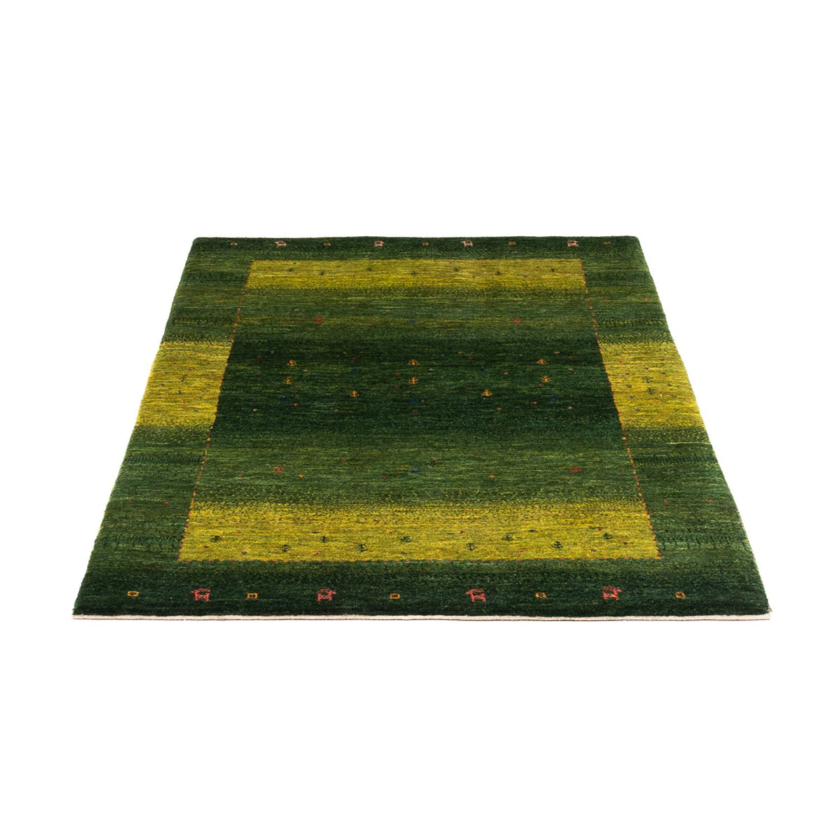 Gabbeh Rug - Loribaft Perser - 154 x 100 cm - green