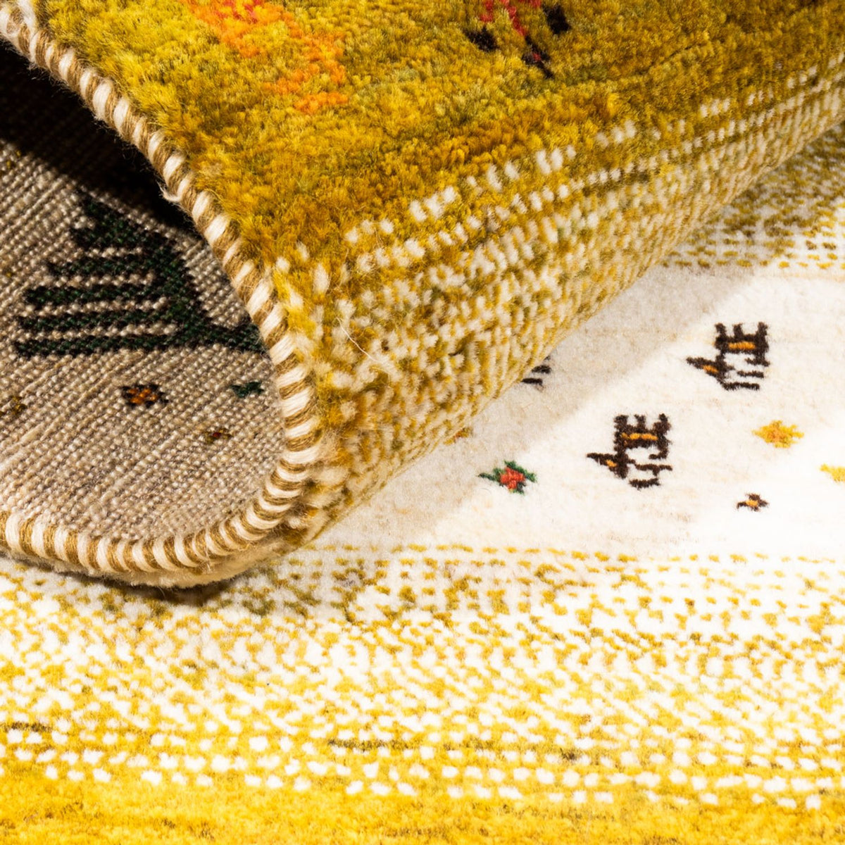 Gabbeh Rug - Loribaft Perser - 128 x 82 cm - multicolored