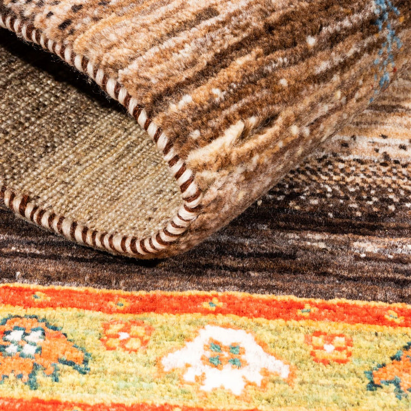 Gabbeh Rug - Loribaft Perser - 122 x 82 cm - grey