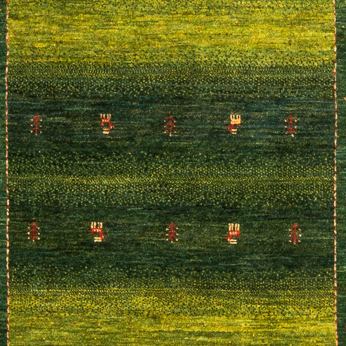 Gabbeh Rug - Loribaft Perser - 176 x 120 cm - green