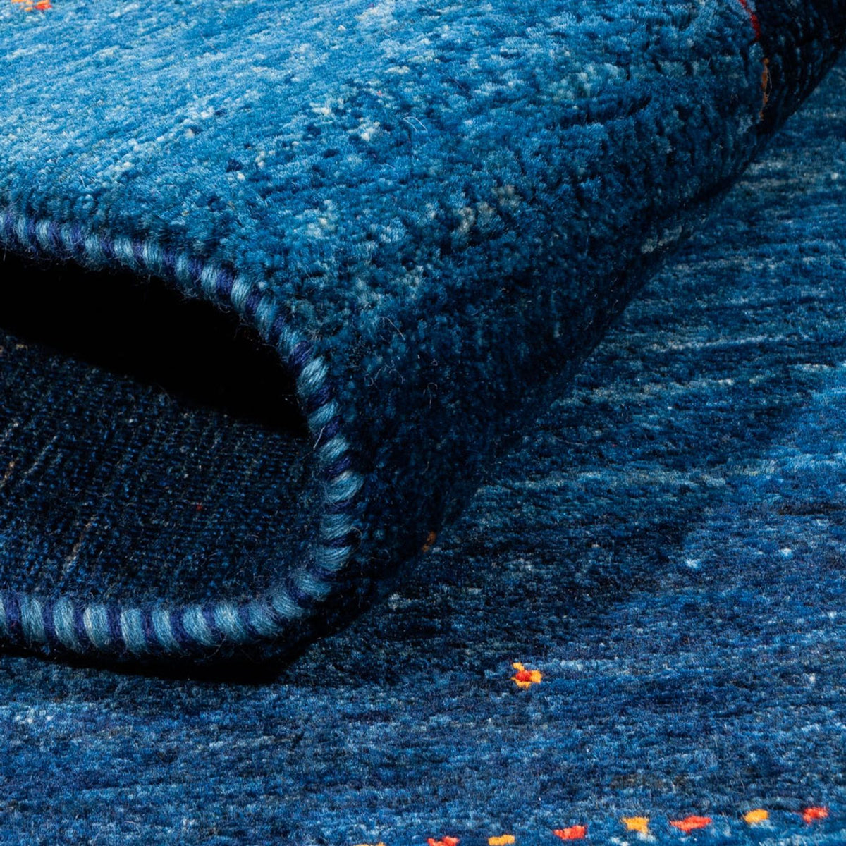 Gabbeh Rug - Loribaft Perser - 192 x 127 cm - blue