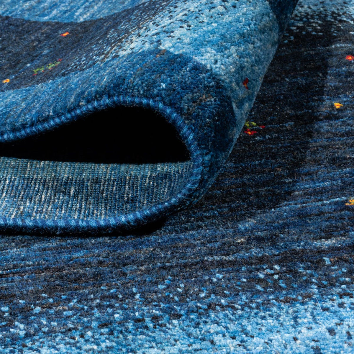 Gabbeh Rug - Loribaft Perser - 256 x 180 cm - blue