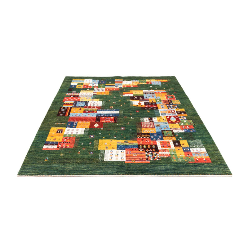 Gabbeh Rug - Loribaft Perser - 244 x 176 cm - green