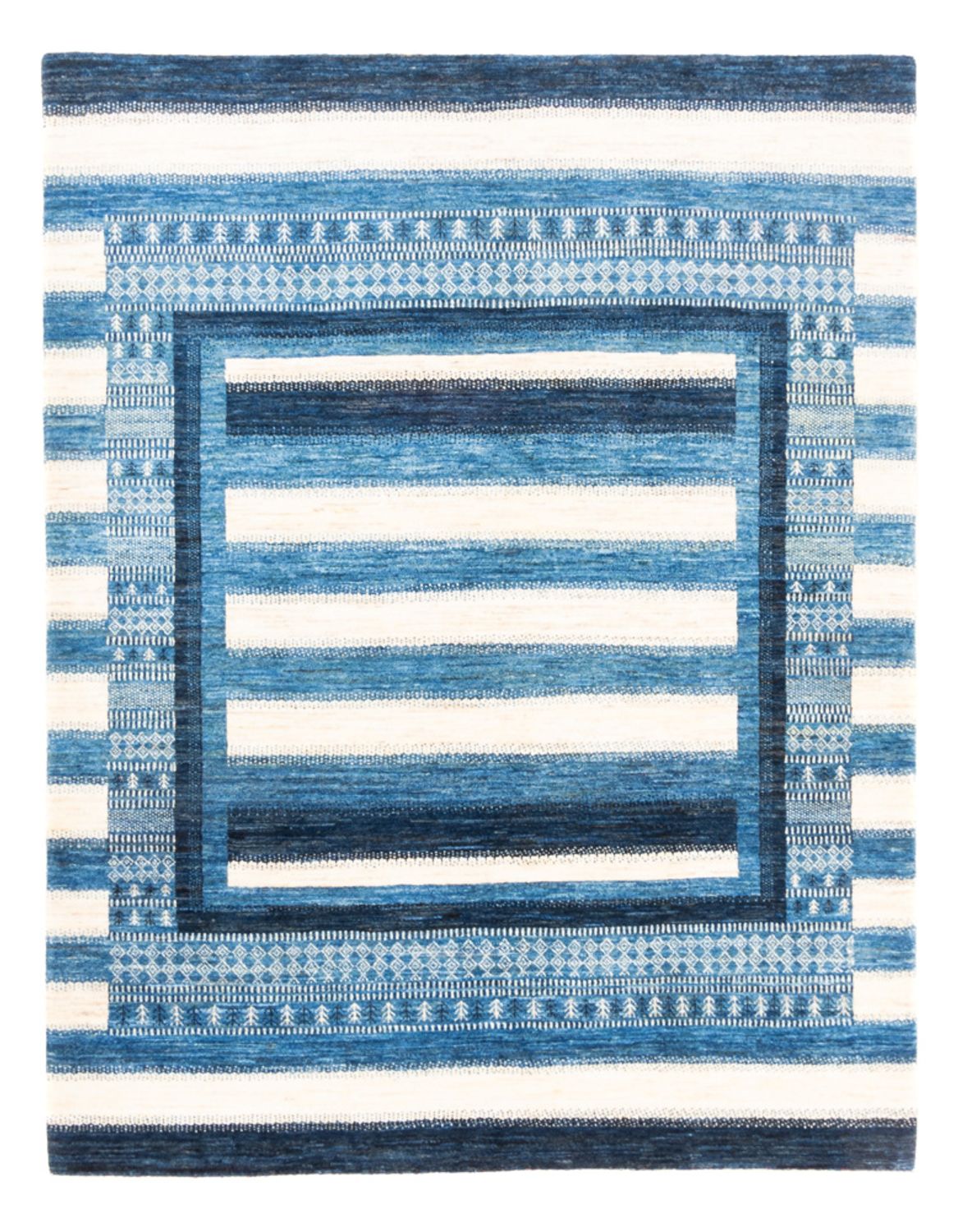 Gabbeh Rug - Loribaft Perser - Royal - 222 x 172 cm - blue