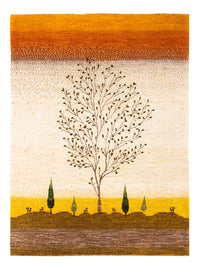 Gabbeh Rug - Loribaft Perser - 175 x 129 cm - gold