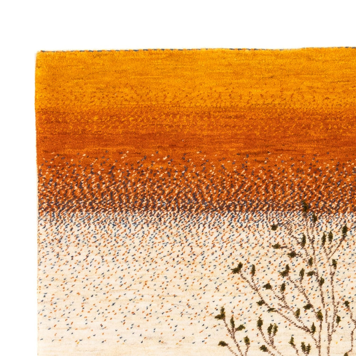 Gabbeh Rug - Loribaft Perser - 175 x 129 cm - gold