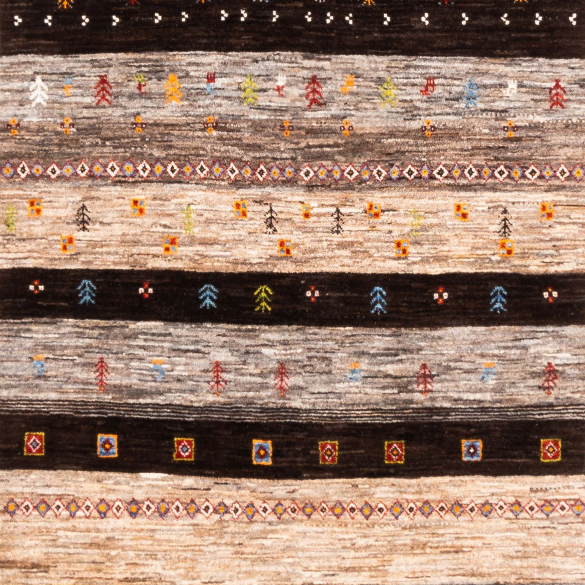 Gabbeh Rug - Loribaft Perser - Royal - 244 x 177 cm - natural