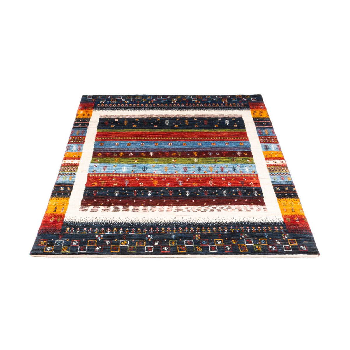 Gabbeh Rug - Loribaft Perser - Royal - 156 x 105 cm - multicolored