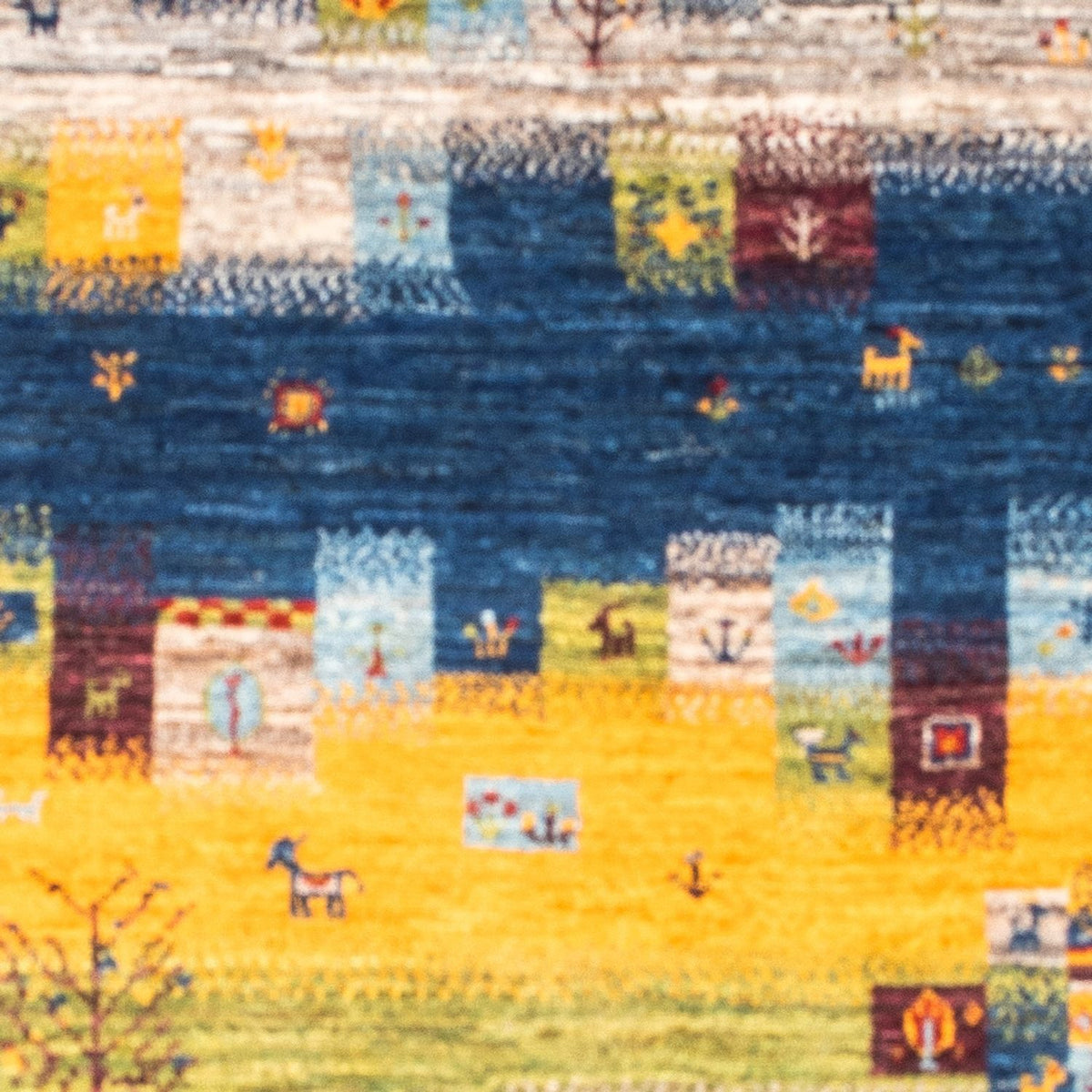 Gabbeh Rug - Loribaft Perser - Royal - 141 x 107 cm - multicolored