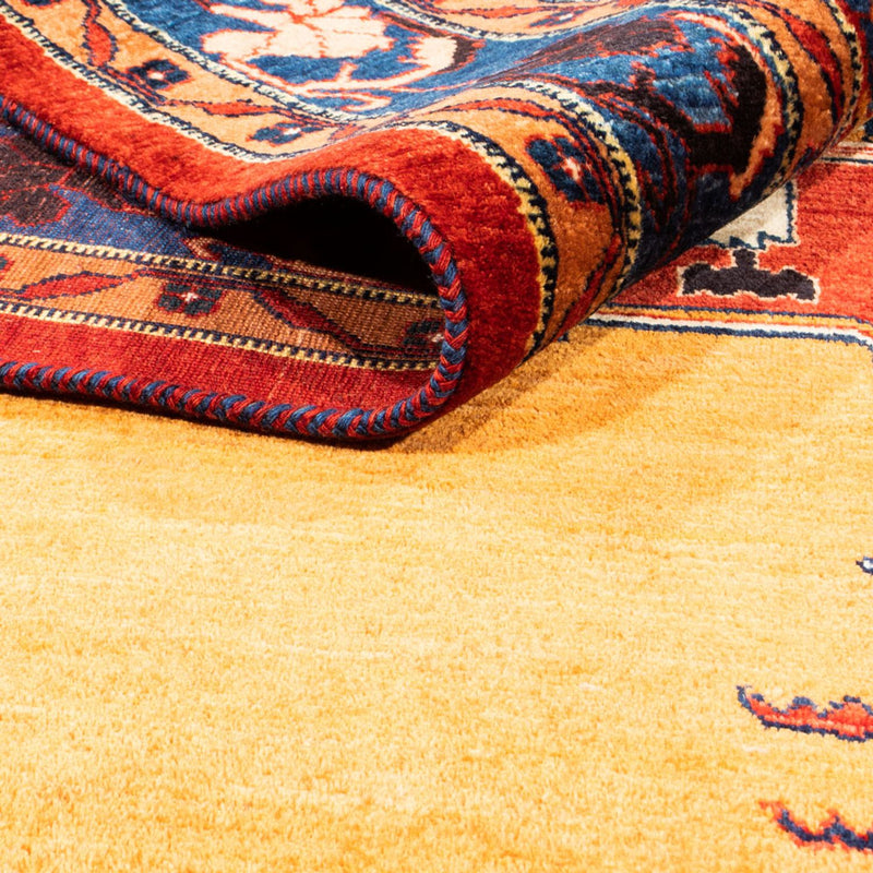 Gabbeh Rug - Loribaft Perser - 300 x 210 cm - gold