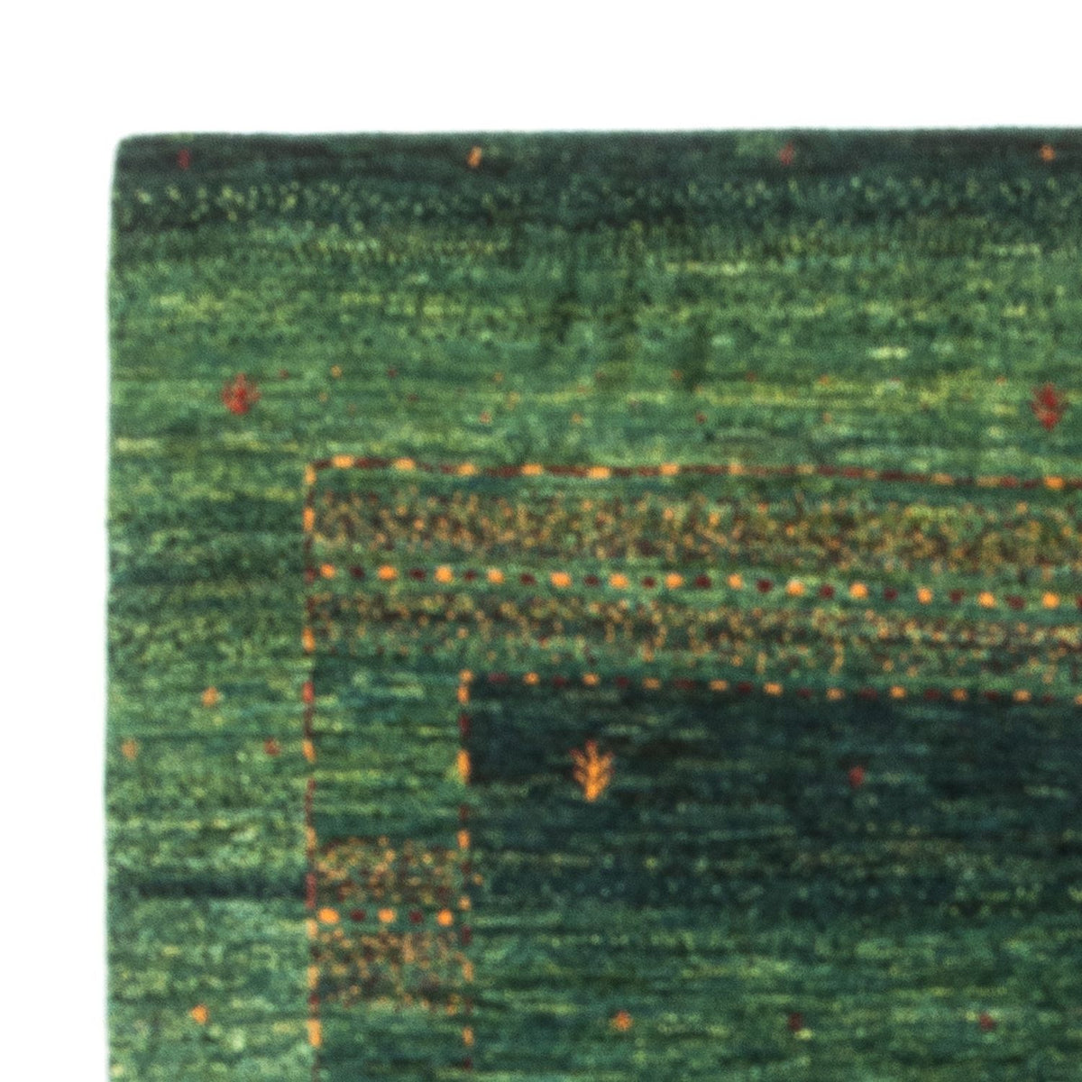 Gabbeh Rug - Loribaft Perser - 145 x 100 cm - green