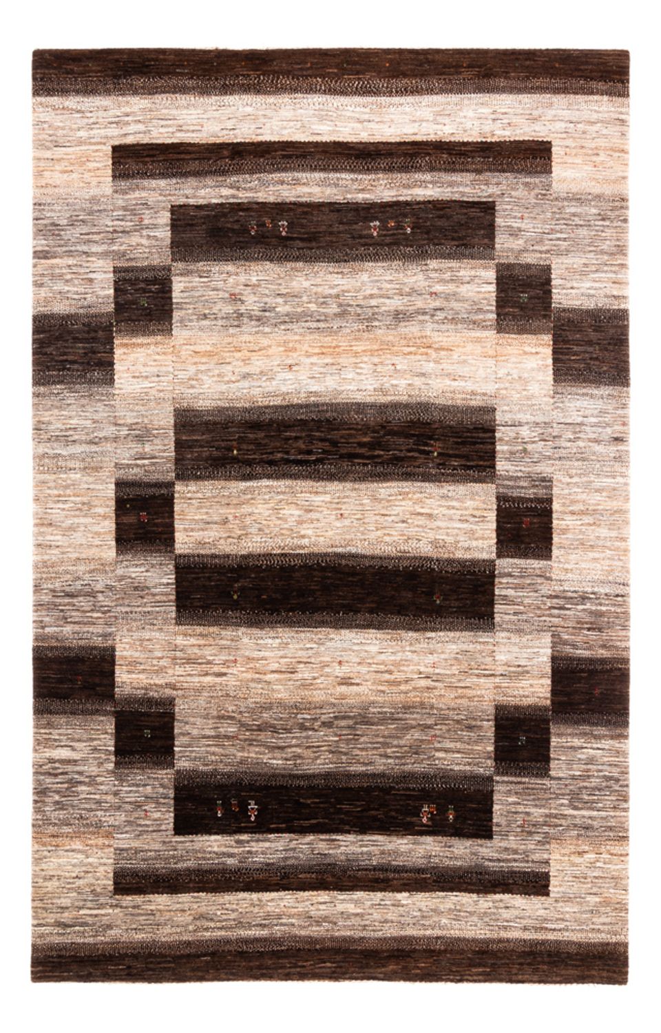 Gabbeh Rug - Loribaft Perser - 311 x 208 cm - brown