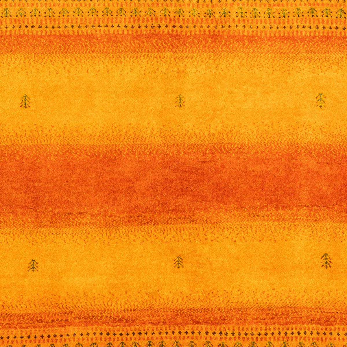Gabbeh Rug - Loribaft Perser - 200 x 154 cm - gold