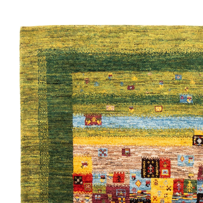 Gabbeh Rug - Loribaft Perser - Royal - 196 x 148 cm - green