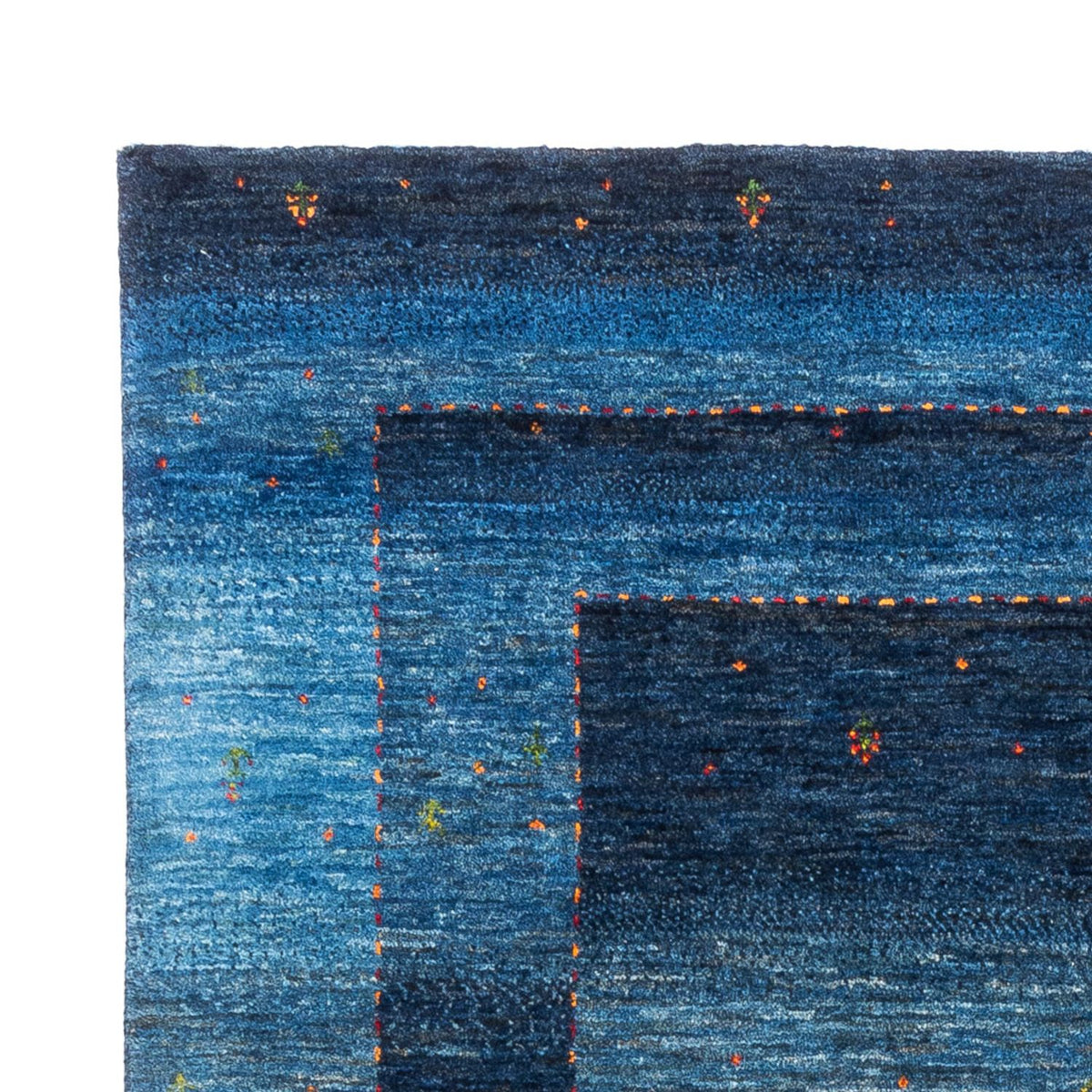 Gabbeh Rug - Loribaft Perser - 210 x 146 cm - blue