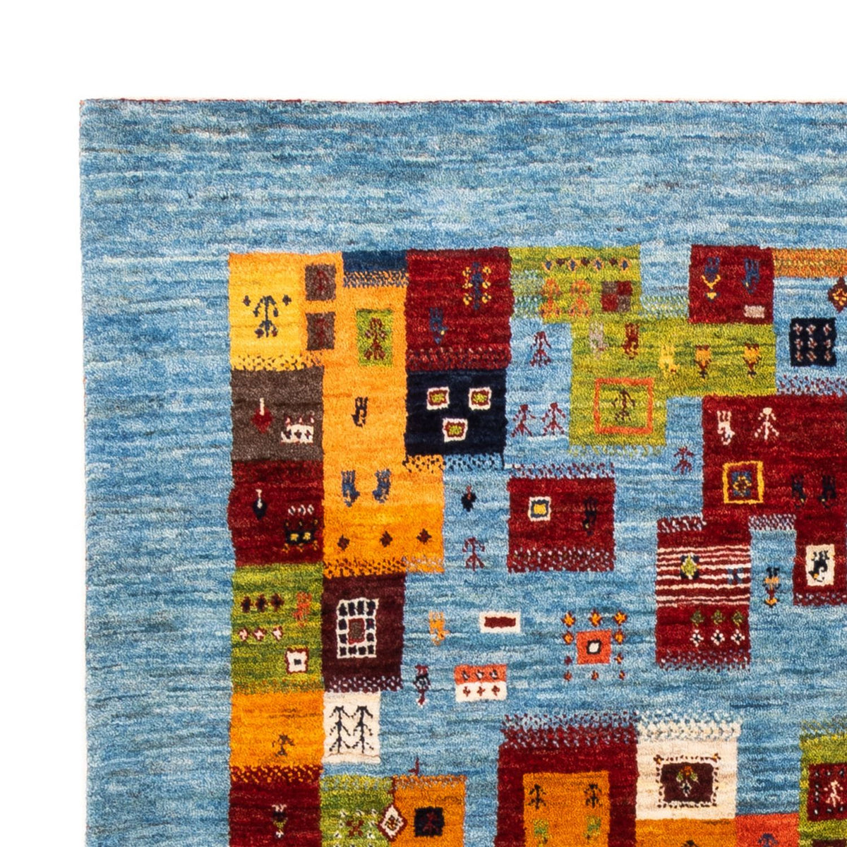 Gabbeh Rug - Loribaft Perser - Royal - 198 x 155 cm - multicolored